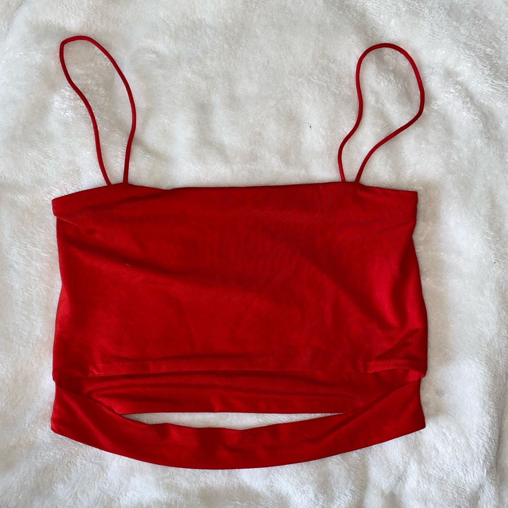 Cut Out Crop Top